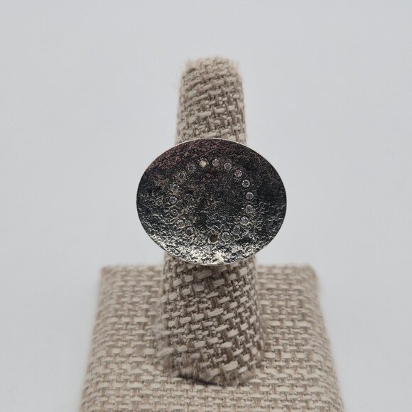 Size 7 Sterling Silver Silpada Large Face Heavy Band Ring A4225 - Picture 1 of 11